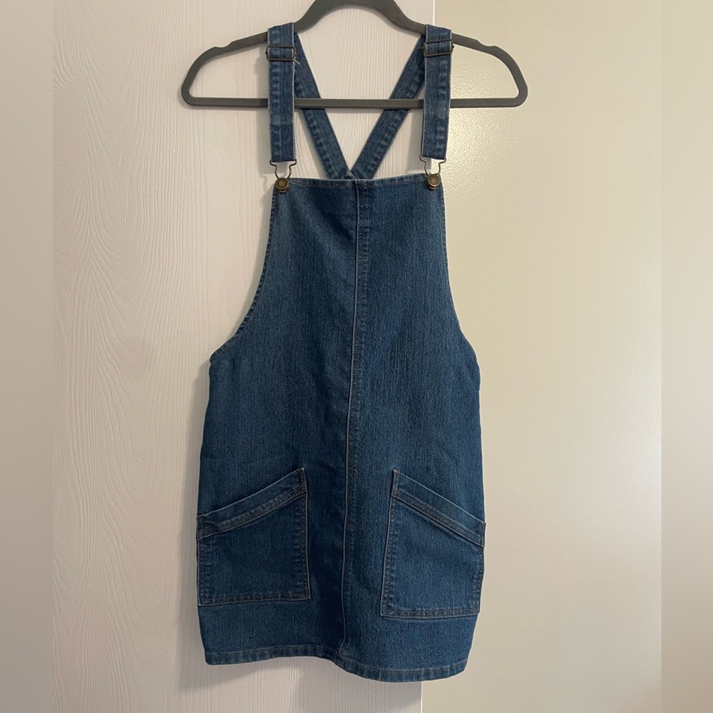 SO Classic Denim Overall Dress
